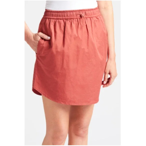 Sundry Dresses & Skirts - SUNDRY NWT Evereve Sunday Elastic Waist Drawcord Skirt in Brick Rust // Large